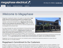 Tablet Screenshot of megaphase.co.za