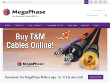 Tablet Screenshot of megaphase.com